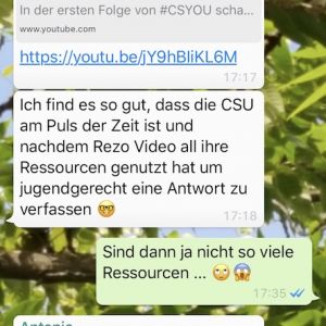 Wenn die Jungen den alten Kommunikation erklären